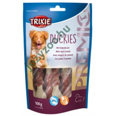 TRIXIE Jutalomfalat Premio Duckies Light 100gr .